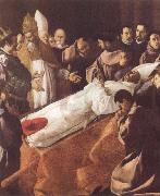 Francisco de Zurbaran The Lying-in-State of St Bonaventure oil on canvas
